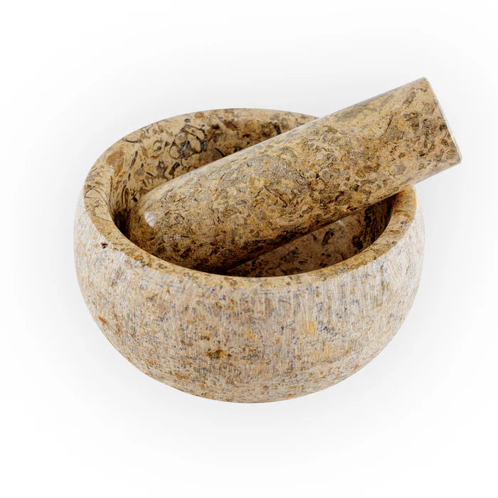 MORTERO DE MARMOL CORAL