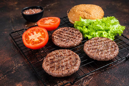 CAJA DE HAMBURGUESA ALL BEEF BURGER 24 UNIDADES: 150 GR (CONGELADO)