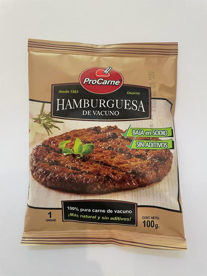 HAMBURGUESA 100 GR UNIDAD (CONGELADO)