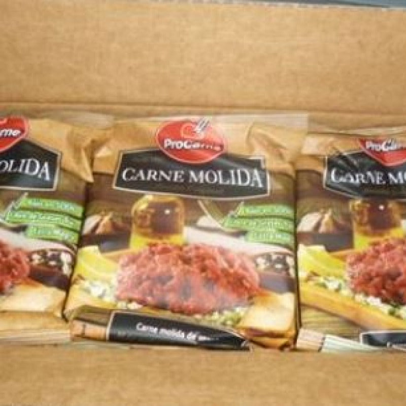 CAJA DE CARNE MOLIDA EXTRA MAGRA 15 UNID.250 GRS C/U
