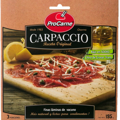 CARPACCIO 195 GR (CONGELADO)